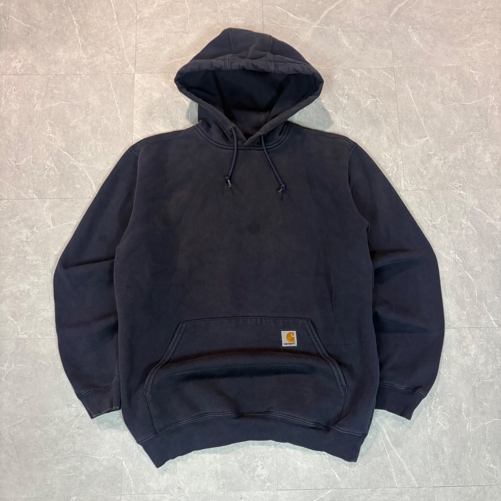 90's Blue Carhartt heavy weight hoodie